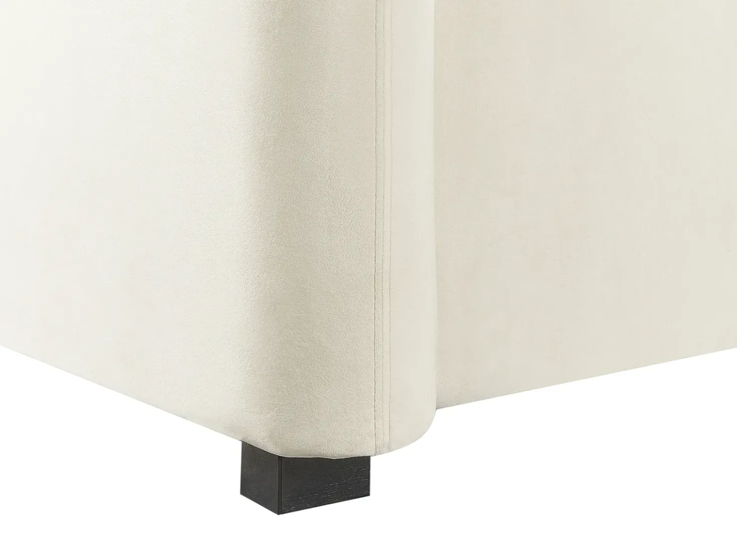 Set da salotto 5 posti VELTADA Velluto Bianco sporco