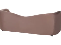 Set da salotto 5 posti VELTADA Velluto Marrone scuro