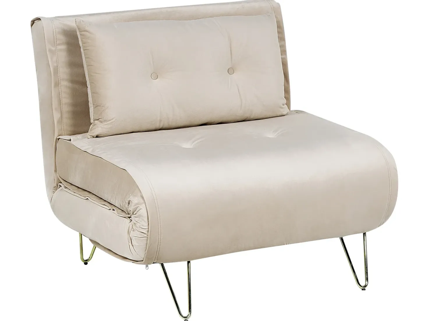 Set da salotto 3 posti VESTFOLD Velluto Beige