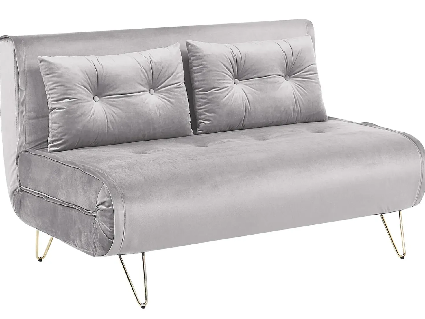Set da salotto 3 posti VESTFOLD Velluto Grigio
