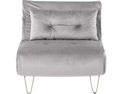 Set da salotto 3 posti VESTFOLD Velluto Grigio