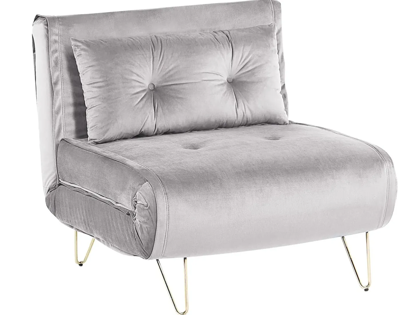 Set da salotto 3 posti VESTFOLD Velluto Grigio