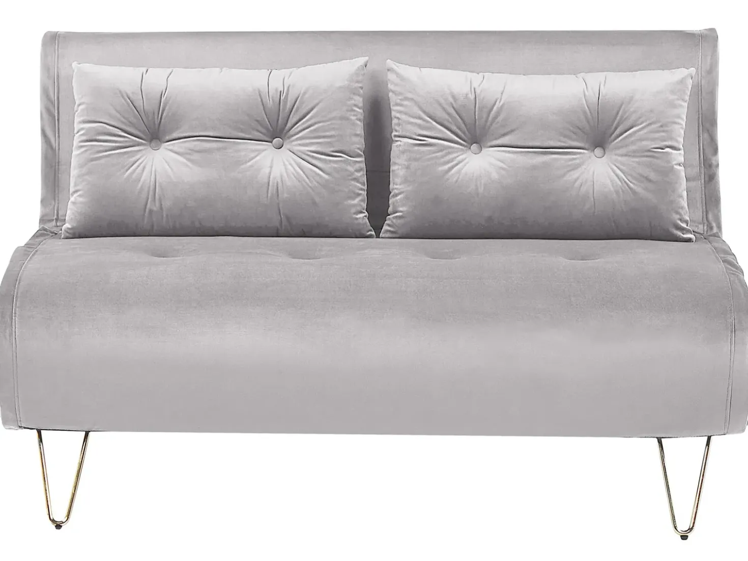 Set da salotto 3 posti VESTFOLD Velluto Grigio