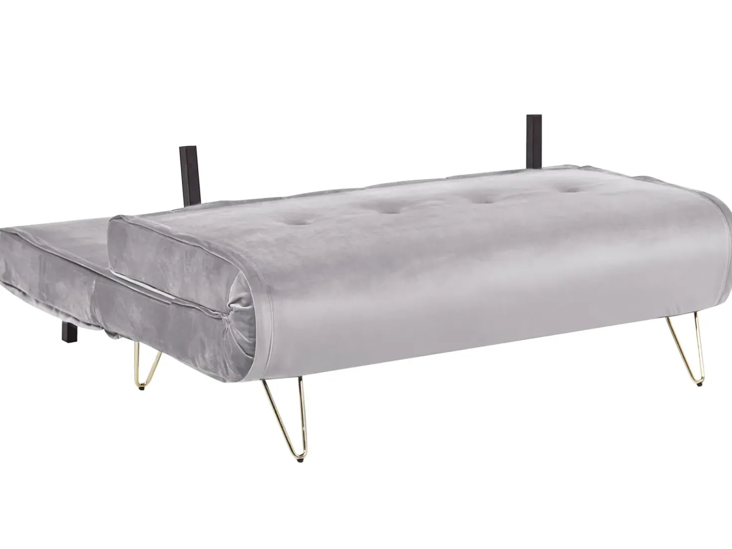 Set da salotto 3 posti VESTFOLD Velluto Grigio