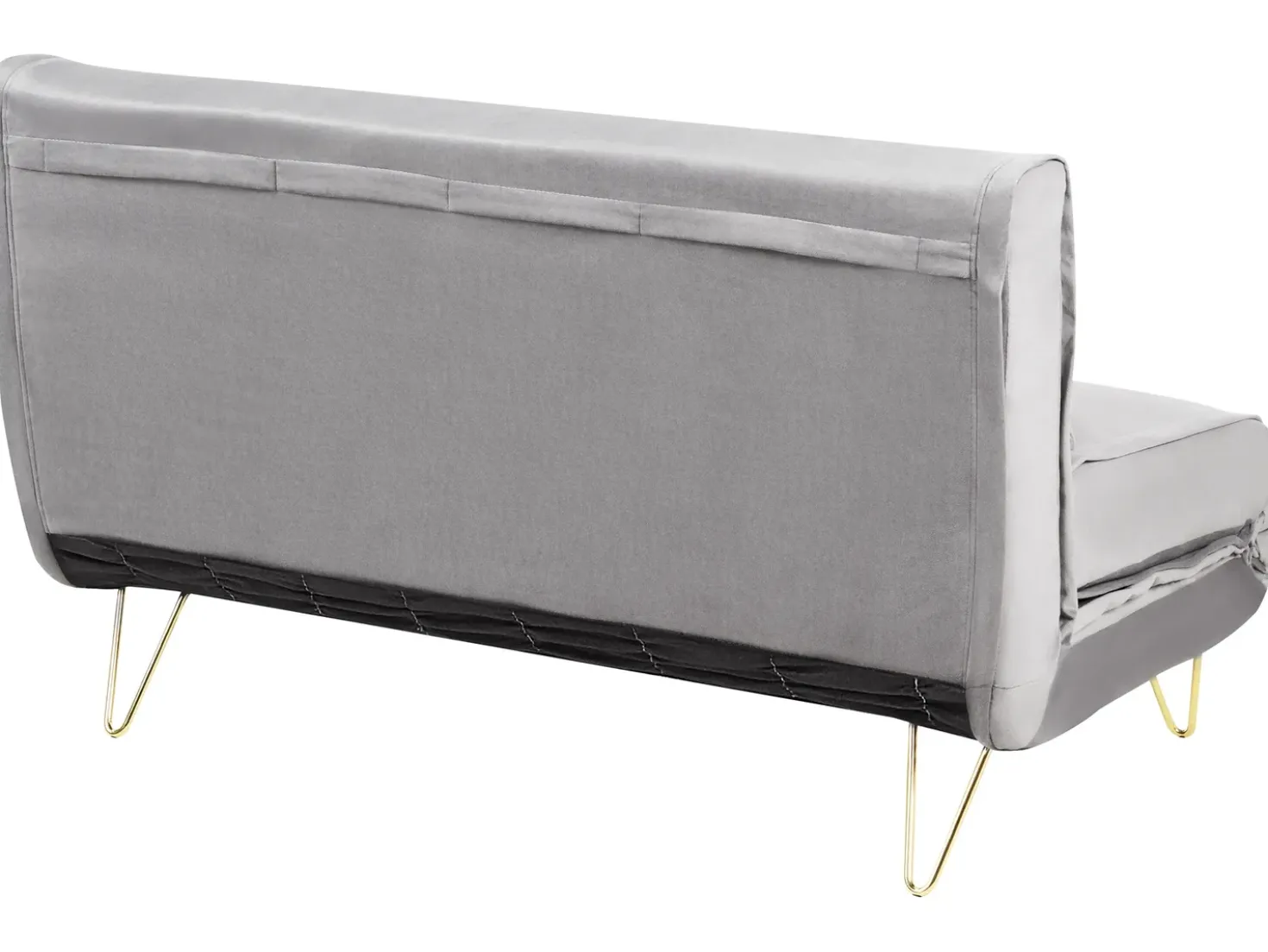 Set da salotto 3 posti VESTFOLD Velluto Grigio