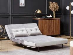 Set da salotto 3 posti VESTFOLD Velluto Grigio