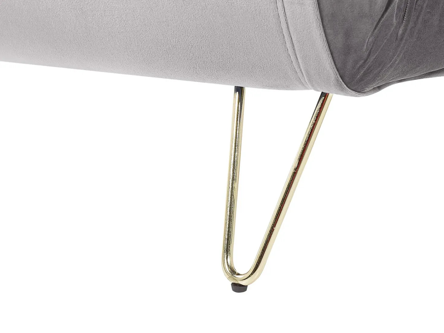Set da salotto 3 posti VESTFOLD Velluto Grigio