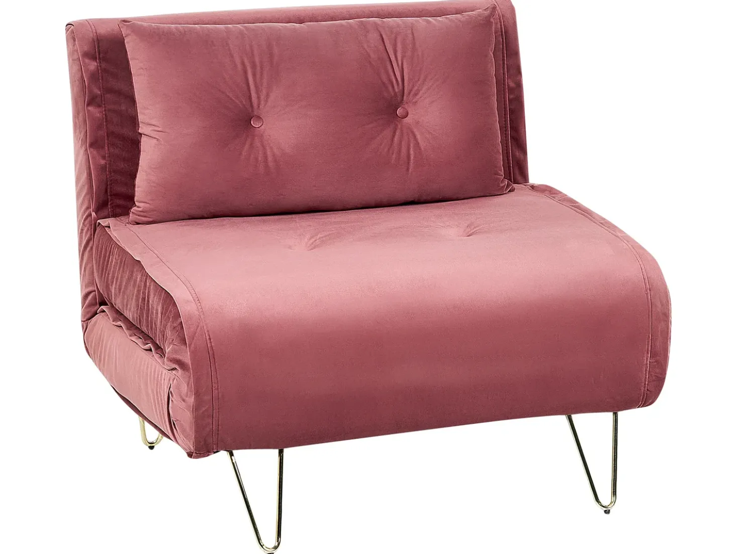 Set da salotto 3 posti VESTFOLD Velluto Rosa