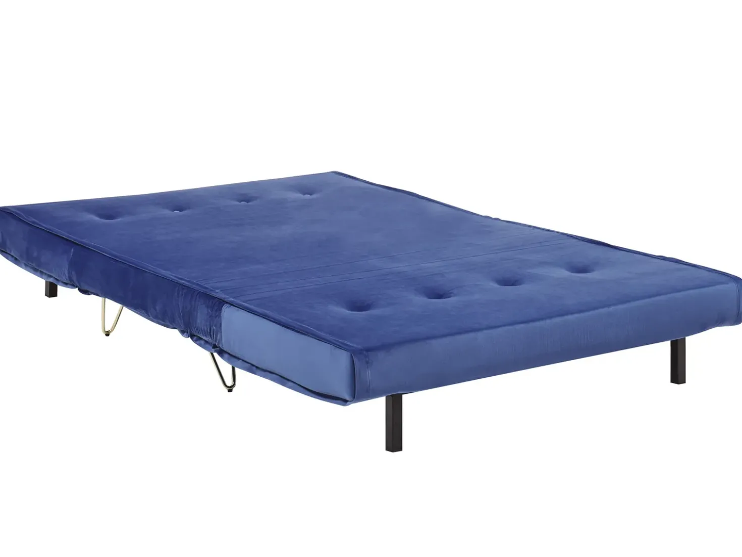 Set da salotto 3 posti VESTFOLD Velluto Blu marino