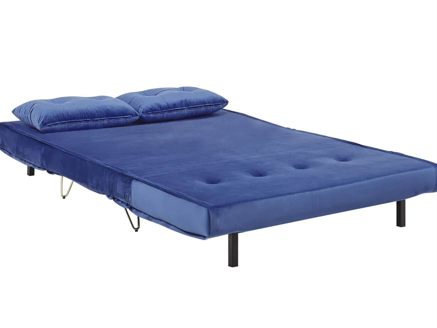 Set da salotto 3 posti VESTFOLD Velluto Blu marino