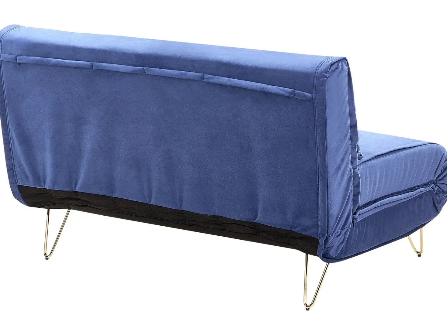Set da salotto 3 posti VESTFOLD Velluto Blu marino