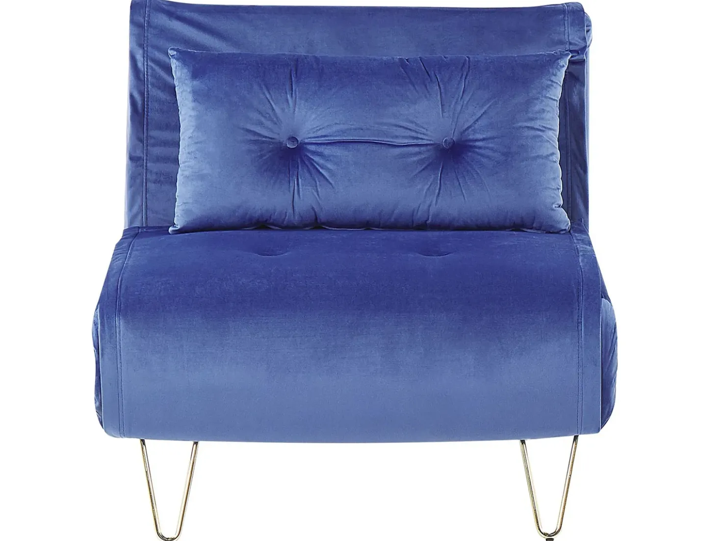 Set da salotto 3 posti VESTFOLD Velluto Blu marino