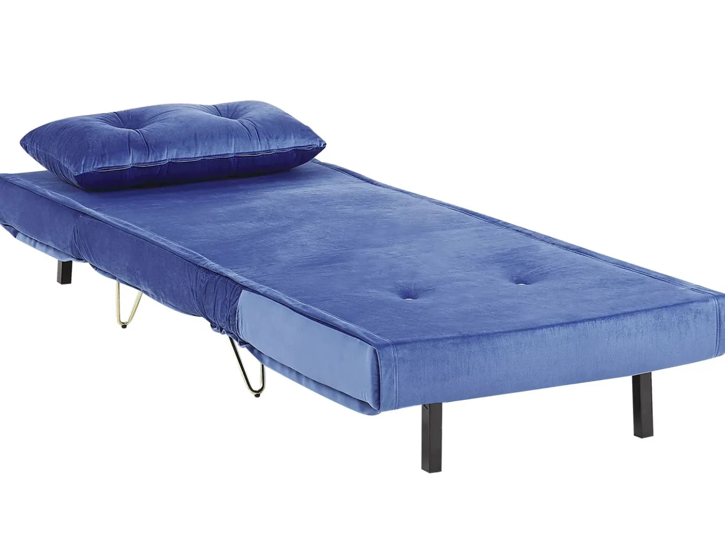 Set da salotto 3 posti VESTFOLD Velluto Blu marino