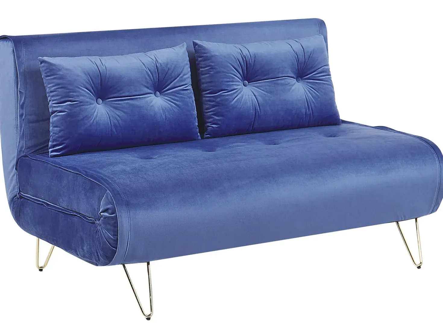 Set da salotto 3 posti VESTFOLD Velluto Blu marino