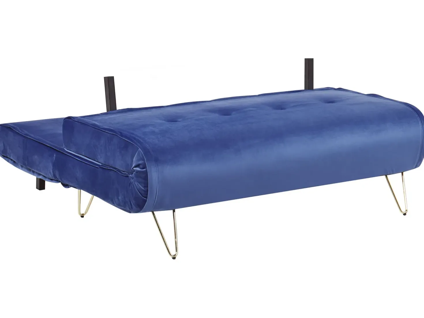 Set da salotto 3 posti VESTFOLD Velluto Blu marino