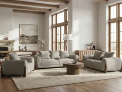 Set da salotto 6 posti VINLIDEN Tortora