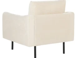 Set da salotto 5 posti VINTERBRO Velluto Beige chiaro con ottomana