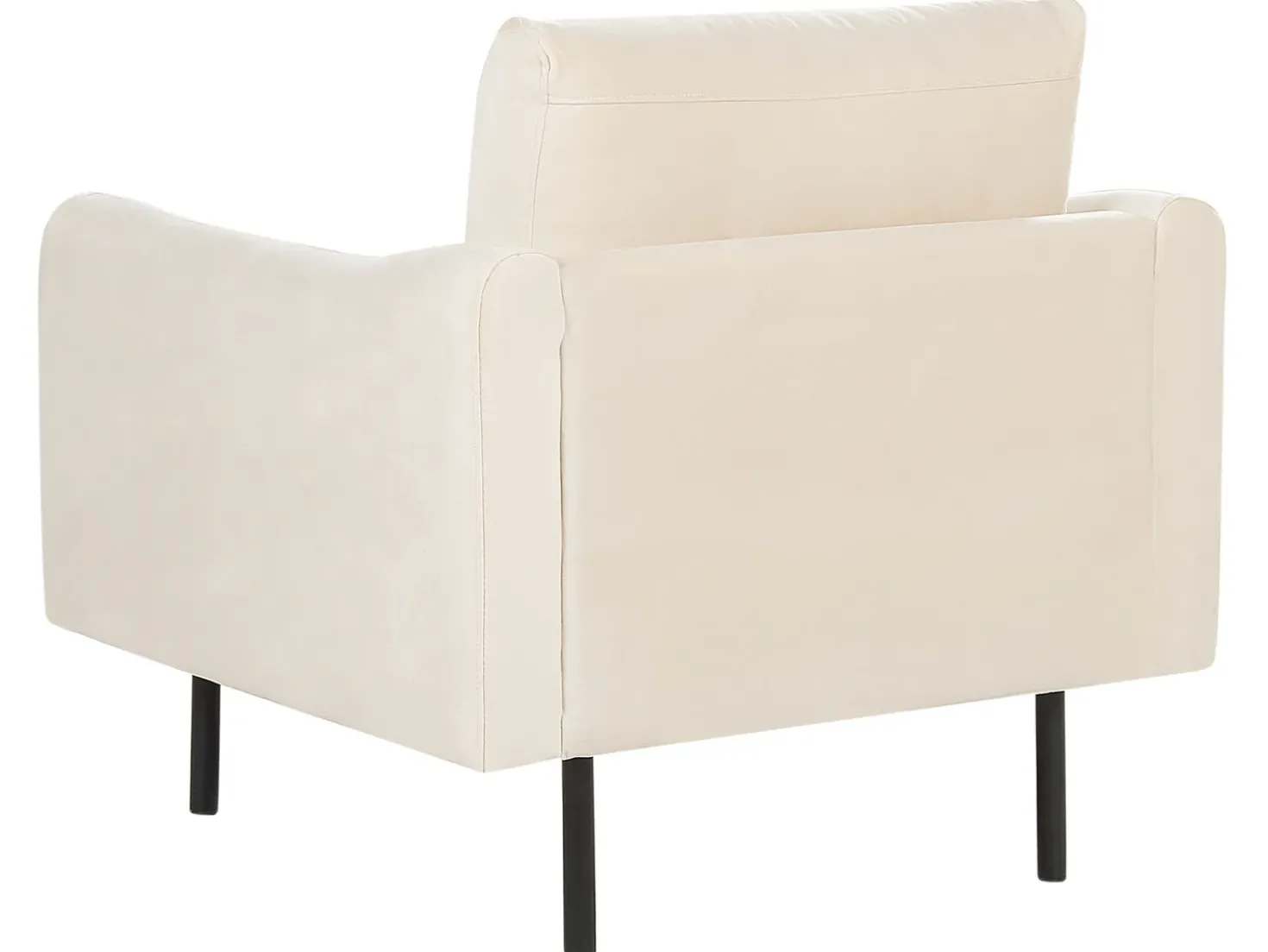 Set da salotto 5 posti VINTERBRO Velluto Beige chiaro con ottomana