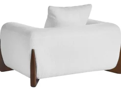 Set da salotto 6 posti VINLIDEN Bouclé Bianco