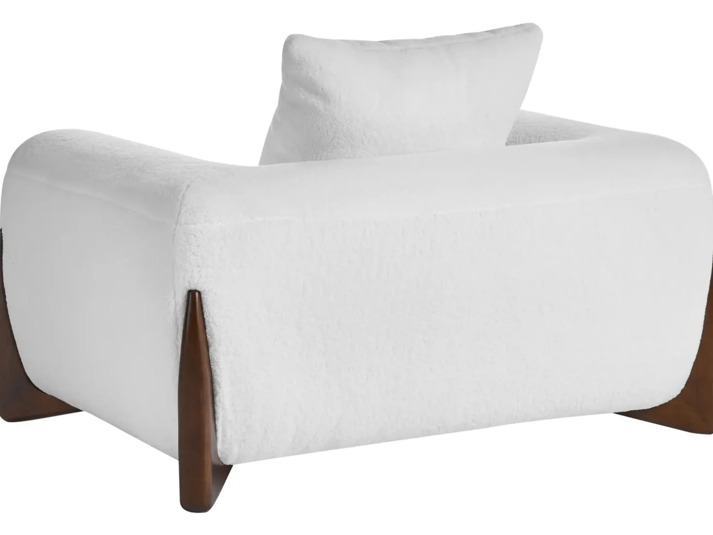 Set da salotto 6 posti VINLIDEN Bouclé Bianco