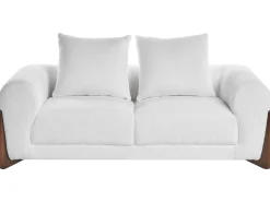 Set da salotto 6 posti VINLIDEN Bouclé Bianco