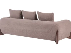 Set da salotto 6 posti VINLIDEN Bouclé Marrone
