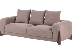 Set da salotto 6 posti VINLIDEN Bouclé Marrone