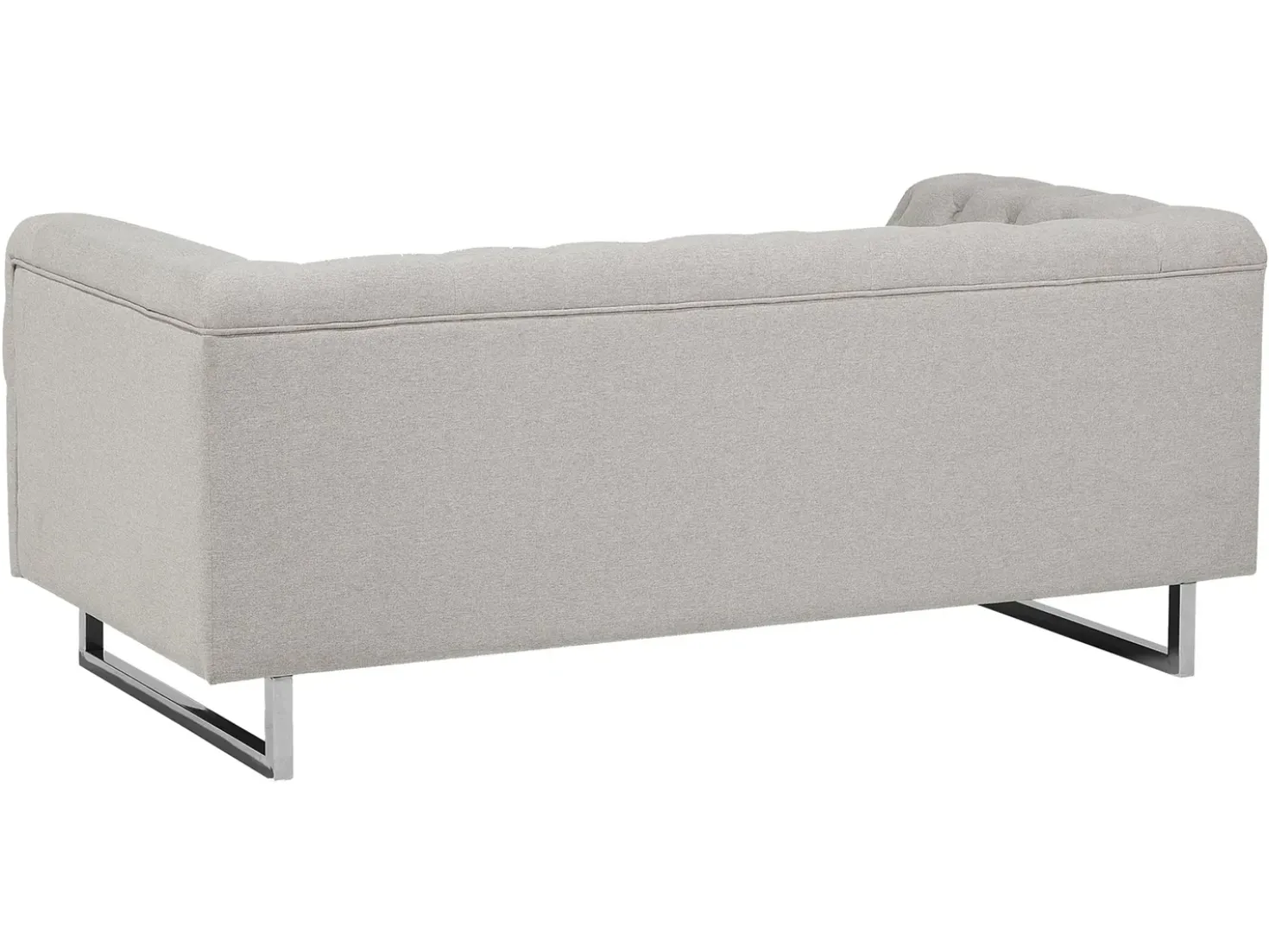 Set da salotto 5 posti VISSLAND Tessuto Beige chiaro