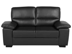 Set da salotto 5 posti VOGAR Pelle sintetica Nero