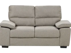 Set da salotto 5 posti VOGAR Tessuto Marrone chiaro