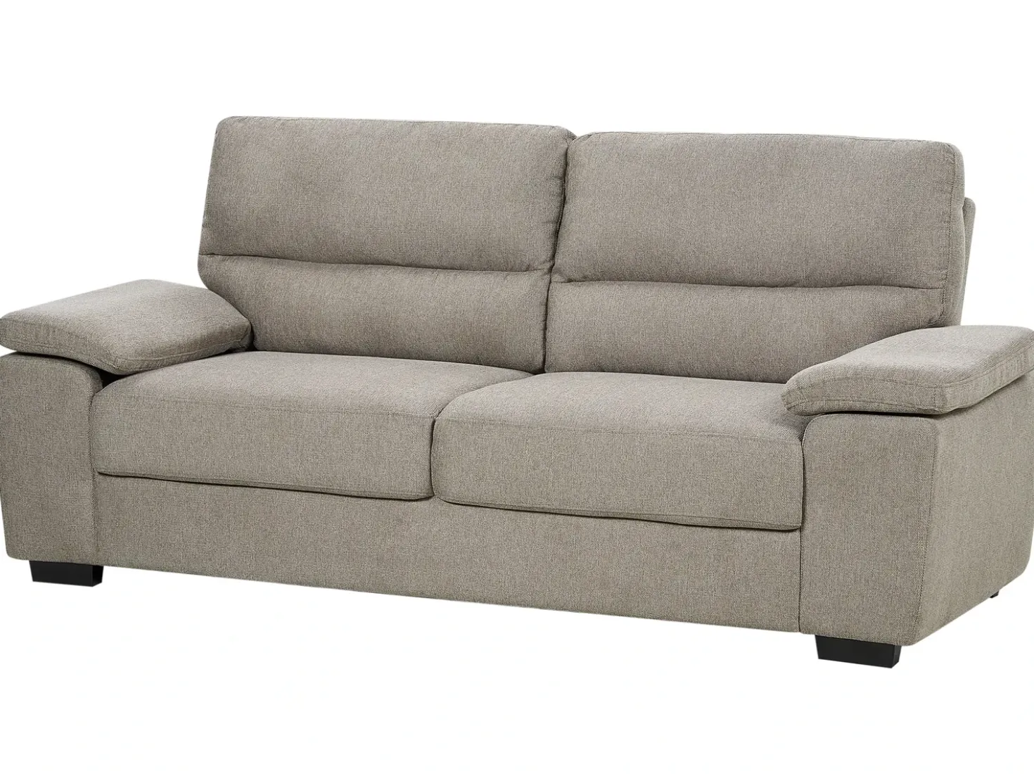 Set da salotto 5 posti VOGAR Tessuto Marrone chiaro