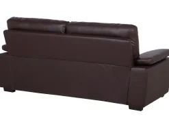 Set da salotto 5 posti VOGAR Pelle sintetica Marrone scuro