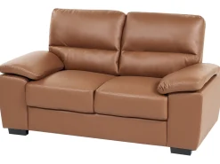 Set da salotto 5 posti VOGAR Pelle sintetica Marrone dorato