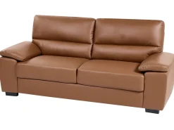 Set da salotto 5 posti VOGAR Pelle sintetica Marrone dorato