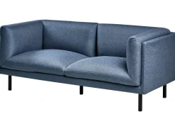 Set da salotto 5 posti VORGOD Tessuto Blu scuro