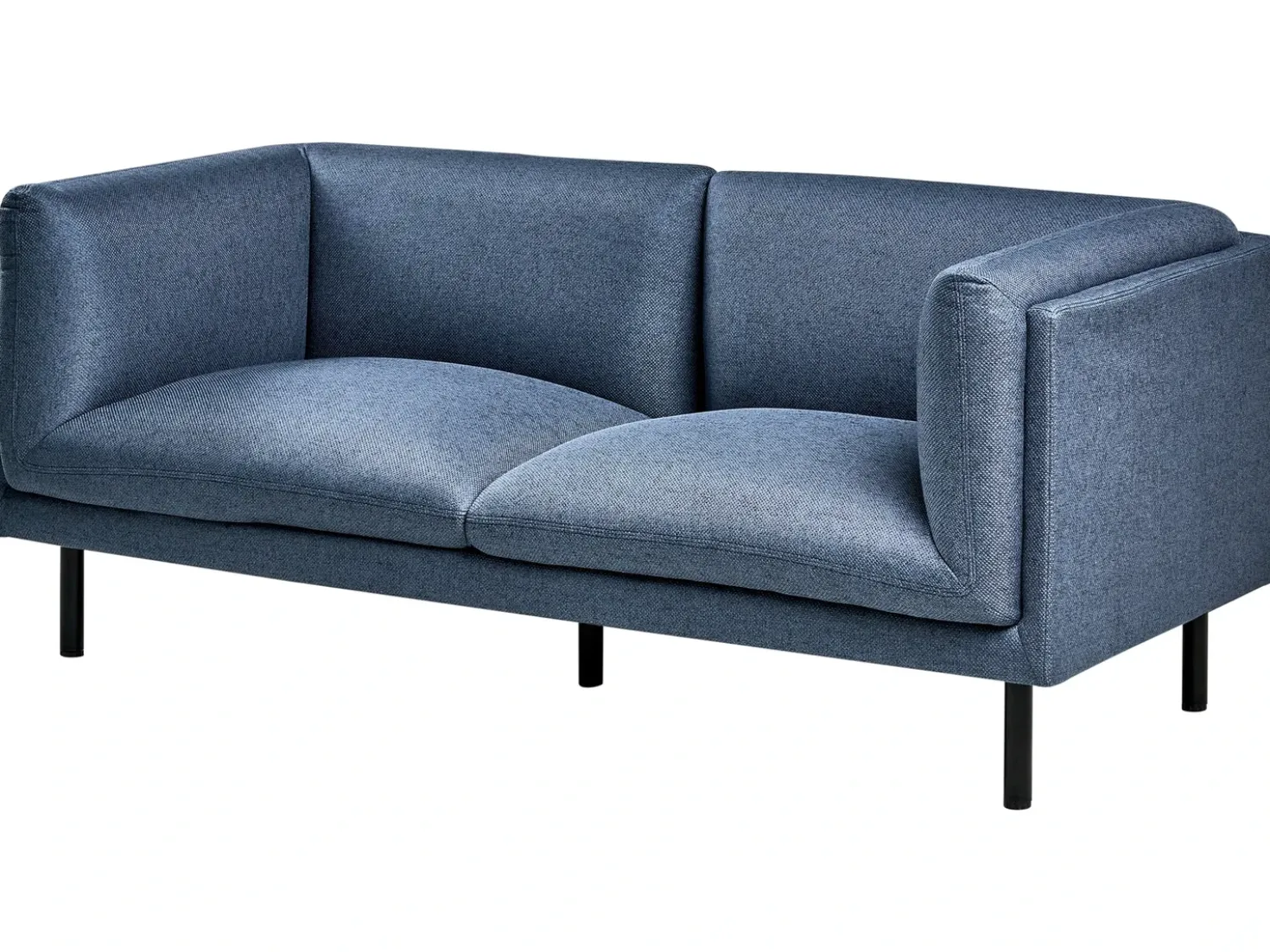 Set da salotto 5 posti VORGOD Tessuto Blu scuro
