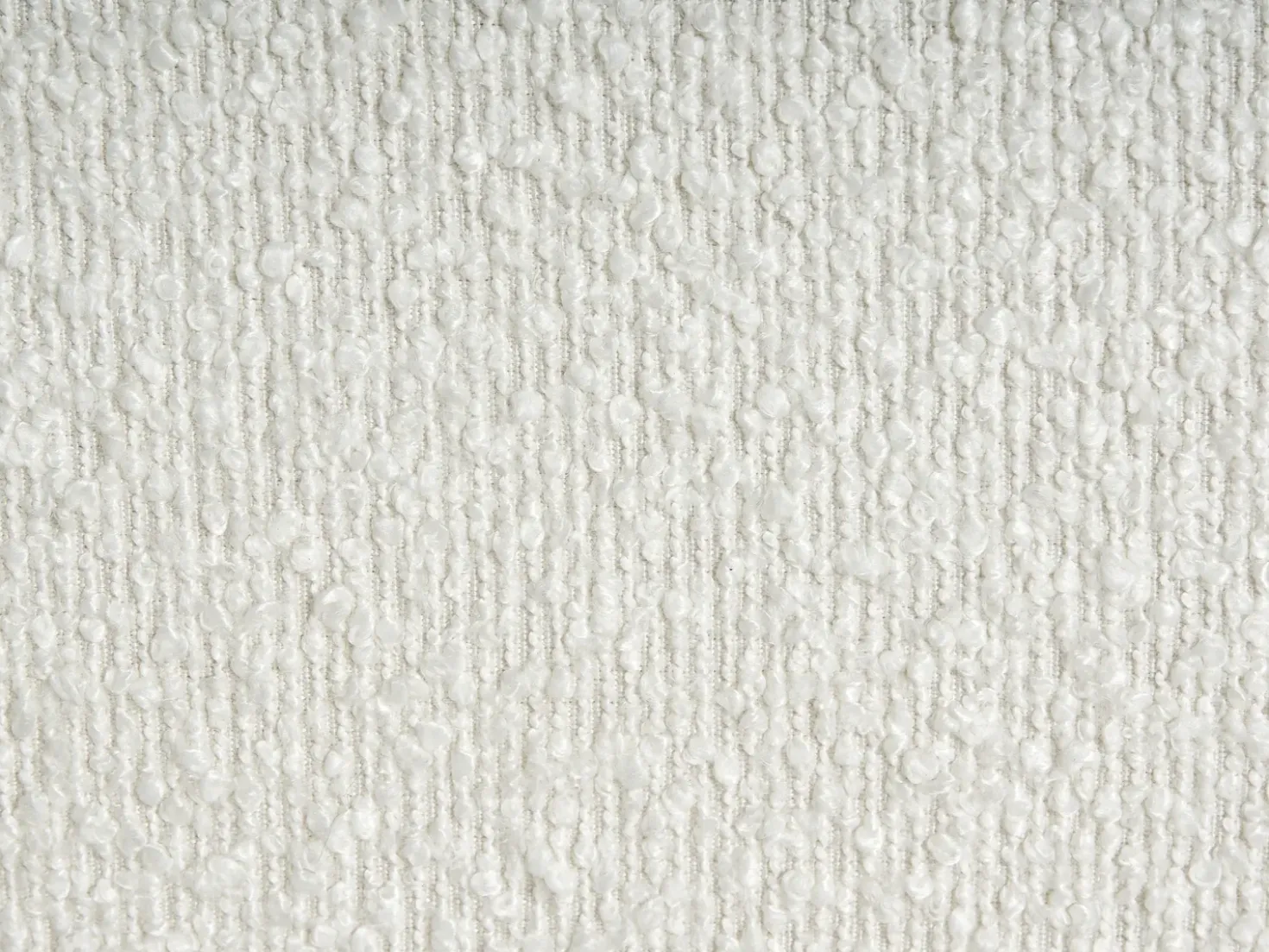 Set da salotto 5 posti VORGOD Bouclé Bianco sporco