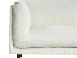 Set da salotto 5 posti VORGOD Bouclé Bianco sporco