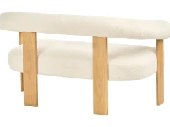 Set da salotto ILBRO Bouclé Bianco sporco/Marrone chiaro