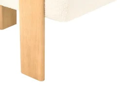 Set da salotto ILBRO Bouclé Bianco sporco/Marrone chiaro