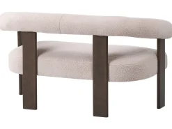 Set da salotto ILBRO Bouclé Marrone scuro/Beige