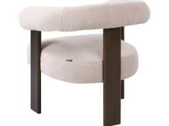 Set da salotto ILBRO Bouclé Marrone scuro/Beige