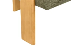 Set da salotto ILBRO Bouclé Verde/Marrone chiaro