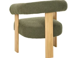 Set da salotto ILBRO Bouclé Verde/Marrone chiaro