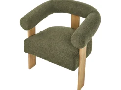 Set da salotto ILBRO Bouclé Verde/Marrone chiaro