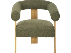 Set da salotto ILBRO Bouclé Verde/Marrone chiaro