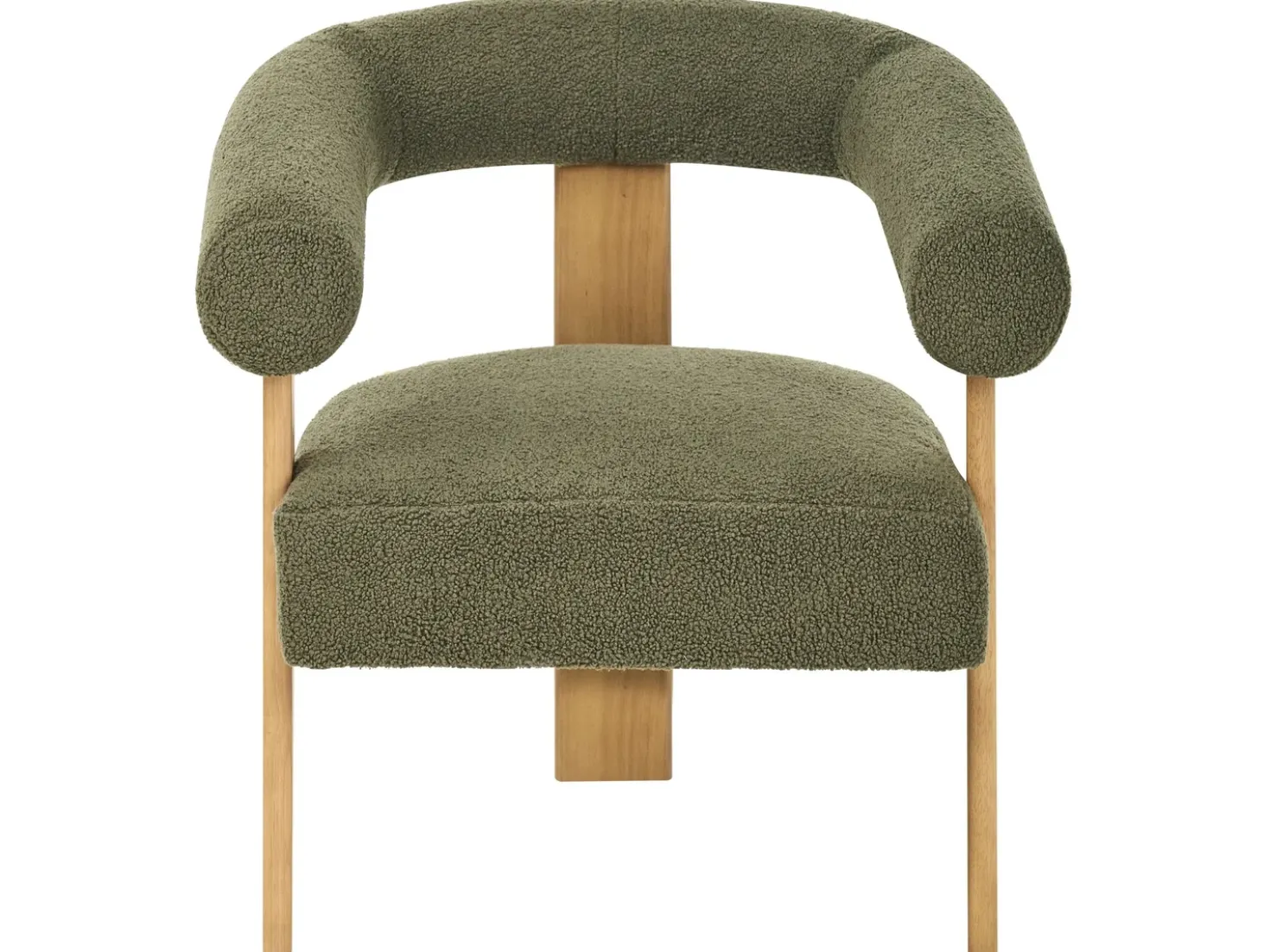 Set da salotto ILBRO Bouclé Verde/Marrone chiaro