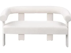 Set da salotto ILBRO Bouclé Bianco sporco