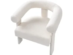 Set da salotto ILBRO Bouclé Bianco sporco