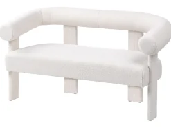 Set da salotto ILBRO Bouclé Bianco sporco